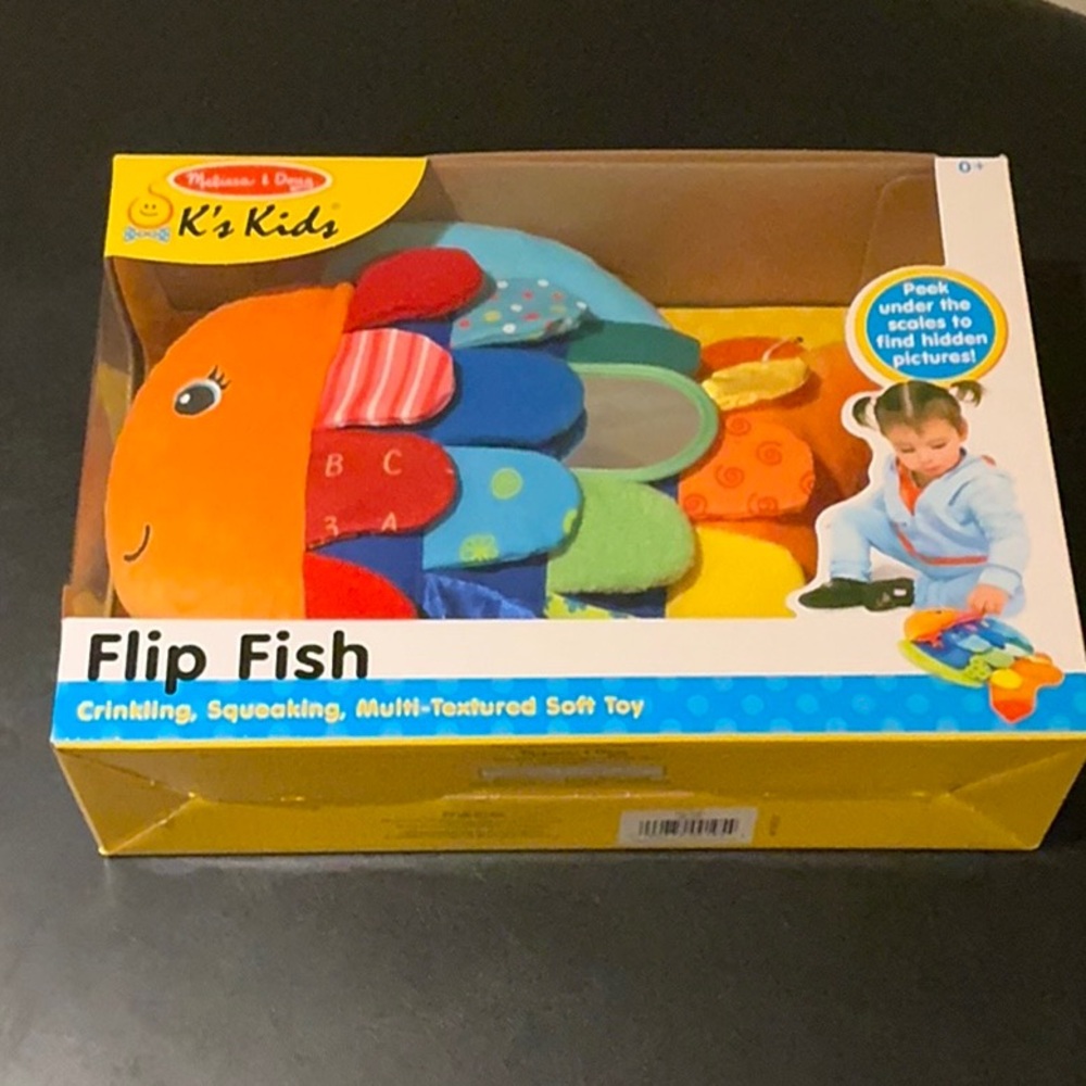 Melissa & Doug Orange and Red Learning Fish Toy